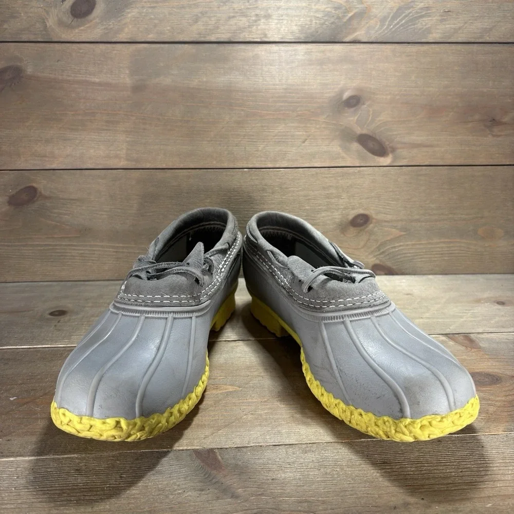 Ll bean moc boots womens size 9 shoes gray waterproof snow shoes